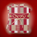 Search for quilted wrapping paper Gingham