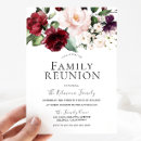 Search for family reunions invitations Red