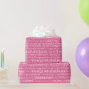Search for congratulations wrapping paper Congrats