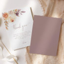 Search for baby in bloom thank you cards Terracotta