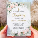 Search for watercolor flowers christening invitations Greenery