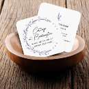 Recherche de lavande florale cartes visite Violet