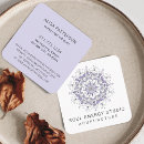 Recherche de mandala moderne cartes visite Yoga