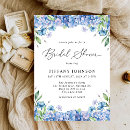 Recherche de blue hydrangea bridal shower invitations Botanique