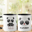 Recherche de panda mignon tasses Aquarelle