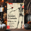 Search for skeleton halloween invitations Costumes and cocktails