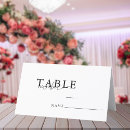 Search for printed with place cards Classy modern simple minimal