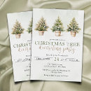 Search for tree decorating christmas invitations Green