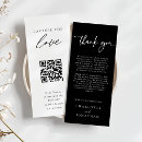 Recherche de remerciement mariage cartes Élégant