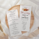 Search for autumn wedding programs Fall colours