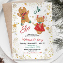 Recherche de gold snowflakes invitations Rouge