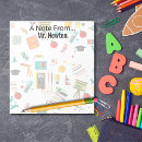Search for science notepads Teacher appreciation