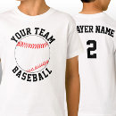 Recherche de baseball enfant tshirts Nom