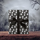 Search for halloween gift wrap Black and white