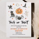 Search for witch night invitations Orange black