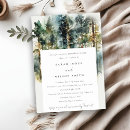 Search for woodland rehearsal dinner invitations Landscape