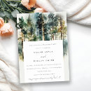 Search for forest engagement party invitations Botanical