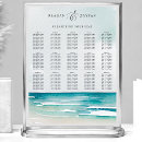 Search for beach wedding seating charts Watercolor