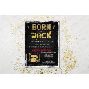 Recherche de rockstar baby shower invitations Étoile