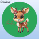 Search for baby reindeer stickers Fawn