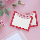 Search for red heart note cards Feminine