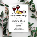 Recherche de partie de fromage de vin invitations De fête d'anniversaire