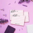 Search for pink stripes note cards Preppy