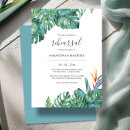 Search for tropical rehearsal dinner invitations Elegant