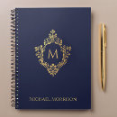 Search for navy and gold notebooks Golden