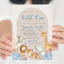Search for baby safari invitations A little wild one