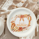Search for fall baby shower plates Autumn