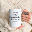 Search for funny philosophy mugs Typography