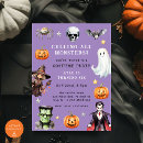 Search for monster halloween invitations Purple