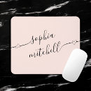 Recherche de coeur rose tapis souris Minimaliste