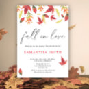 Search for fall leaves bridal shower invitations Autumn