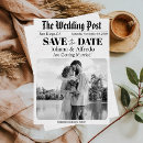 Search for newspaper wedding save the dates Elegant