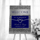 Search for royal blue wedding signs Minimalist