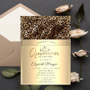 Recherche de quinceanera de léopard invitations Diamants