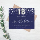 Search for 18th birthday save the dates Silver