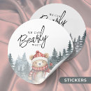 Search for christmas cute teddy bear stickers We can bearly wait