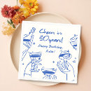Search for funky napkins Black white