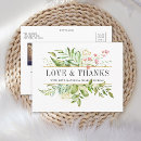 Recherche de floral merci cartes postales Aquarelle