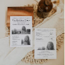 Search for newspaper birthday invitations Black and white