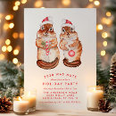 Recherche de écureuil de noël invitations Aquarelle