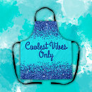 Search for teal blue aprons Unique