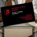 Search for music producer business cards Recording