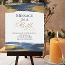 Search for message in a bottle signs Watercolor