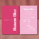 Recherche de fuchsia cartes visite Girly