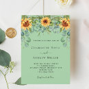 Recherche de jaune vert mariage invitations Rustique