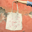 Search for amor tote bags Red